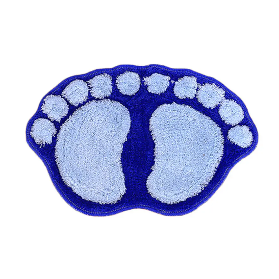 Cute Big Foot Non-Slip Bathroom Mat Door Mats Footprint Rug