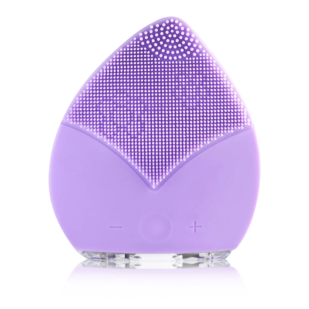 Ultrasonic Electric Face Cleansing Brush Silicone ...
