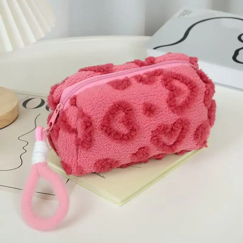 Large Capacity Travel Plush Bag Women's Bag Organizer Makeup Bag