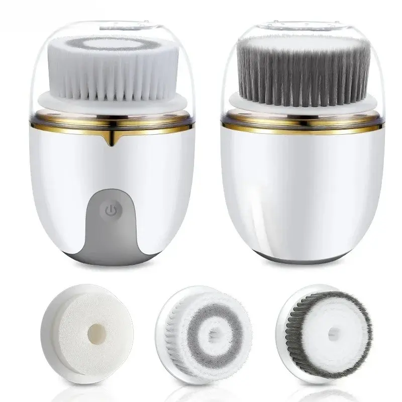 3 In 1 Electric Facial Cleansing Brush Device Exfo...