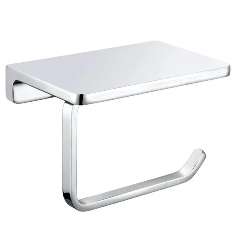 Smooth Toilet Paper Holder Tissue Paper Roll Hanger Wall Mount WC Bathroom Accessories