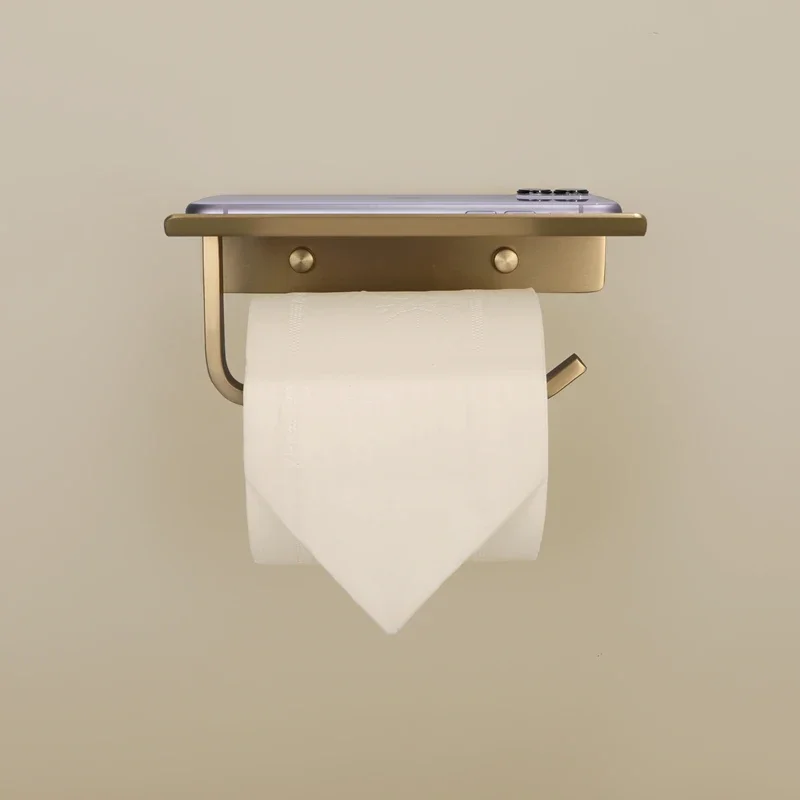 Wall Mounted Toilet Paper Holder Rustproof Anticorrosion