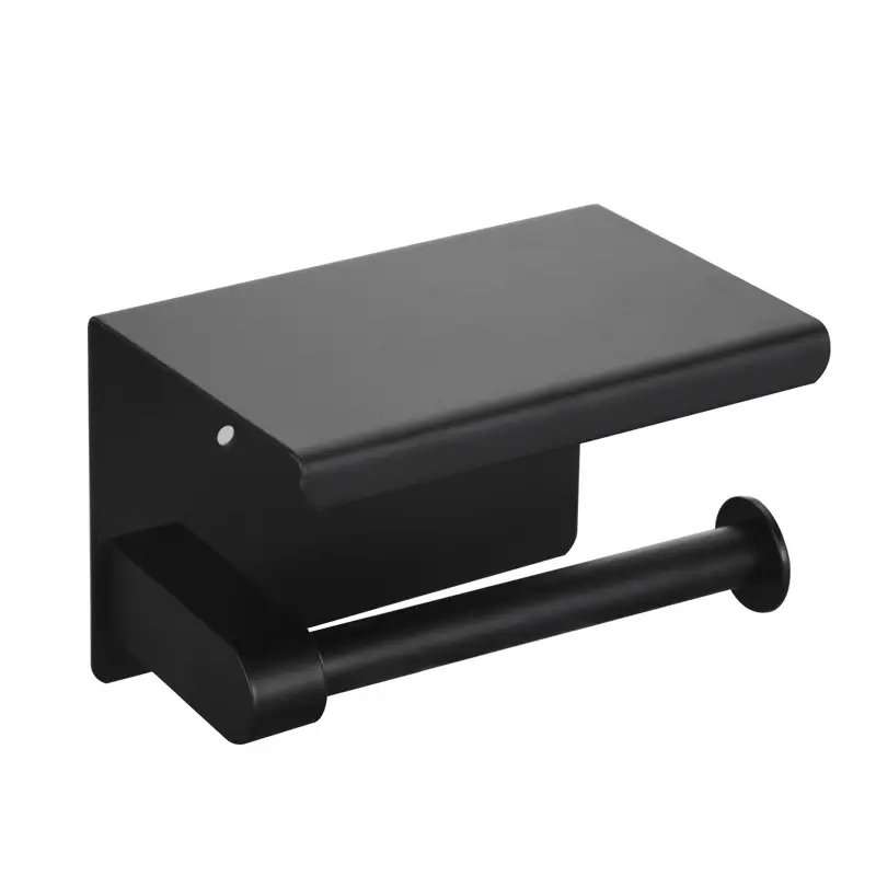 Roll Paper Holder Toilet Toilet Paper Non-Punching Bathroom Tissue Box Toilet Storage Tissue Holder Wall Mounted