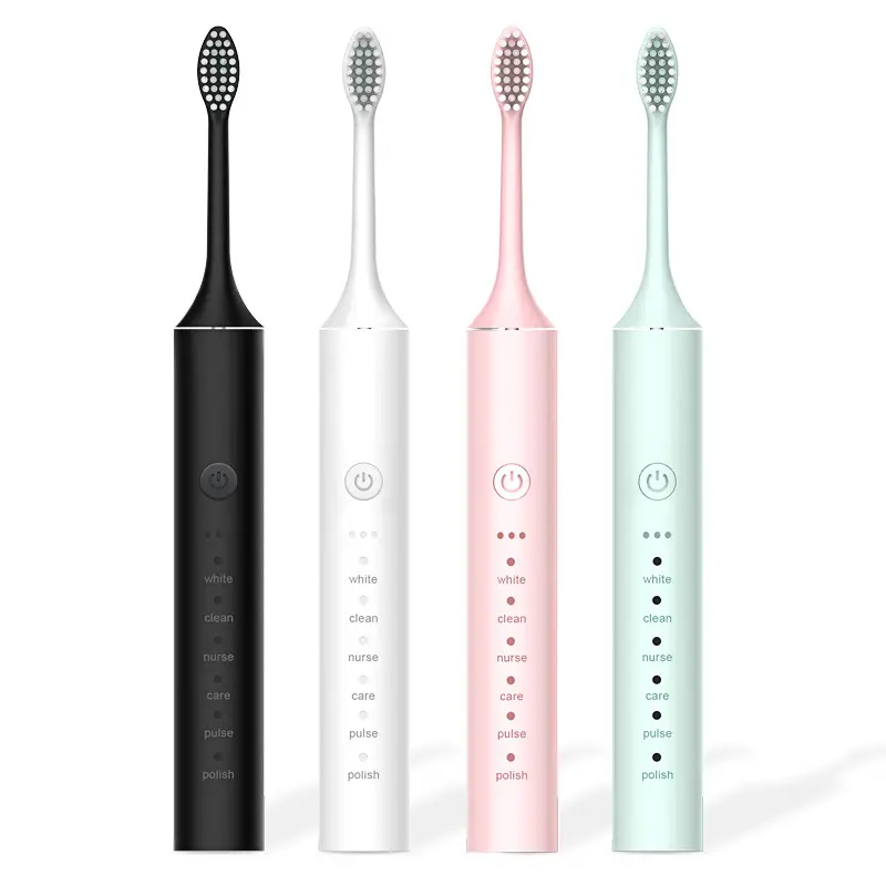 Sonic Electric Toothbrush Rotary Rechargeable Electric Toothbrush Rotating with 4 Soft Brush Heads