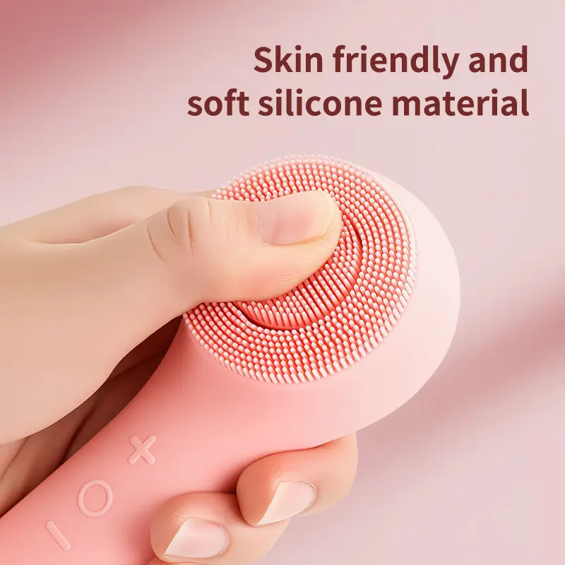 Facial Cleaner Silicone Facial Cleansing Brush USB Charging Facial Brush