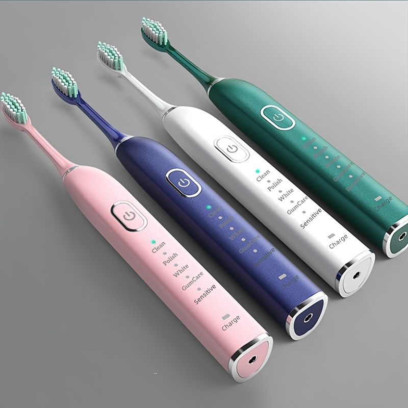 Automatic USB Rechargeable Electric Toothbrush Waterproof Ultrasonic Smart Toothbrush