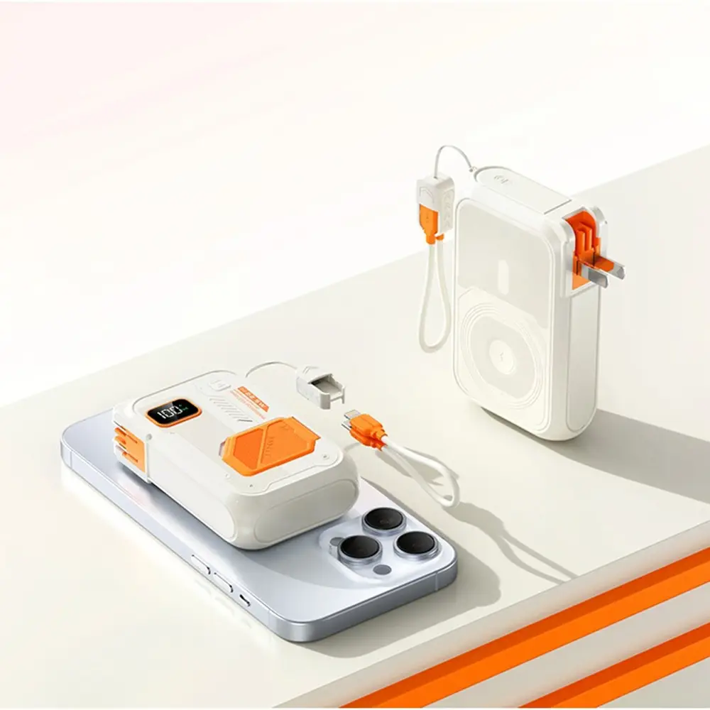 3 in 1 Energy Storage Charger Portable Wireless Power Bank With Stand Waterproof & Sturdy Design