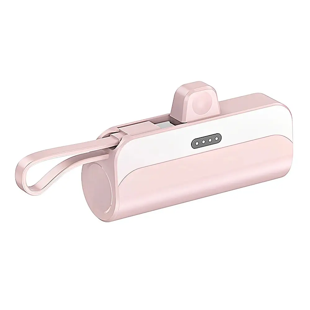 Mini Power Bank Portable Power Phone Charger Capsule Dual USB-C Ports