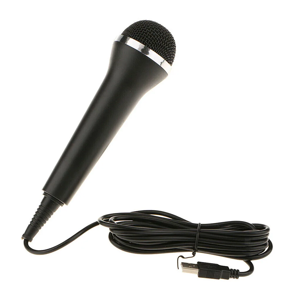 USB Wired Microphone Gaming Console Singing Recording Mic