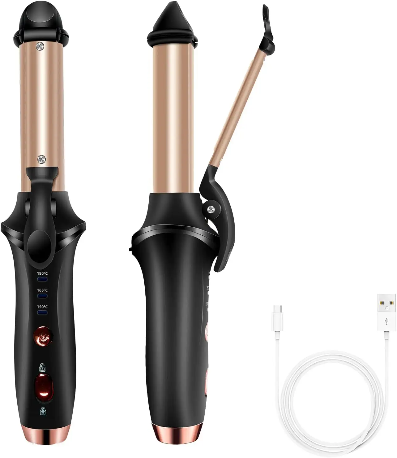 Wireless Curling Iron With Rechargeable Plates That Won't Damage Your Hair