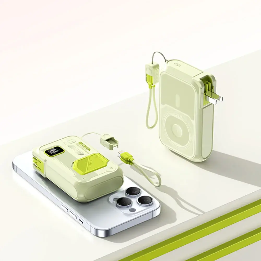3 in 1 Energy Storage Charger Portable Wireless Power Bank With Stand Waterproof & Sturdy Design