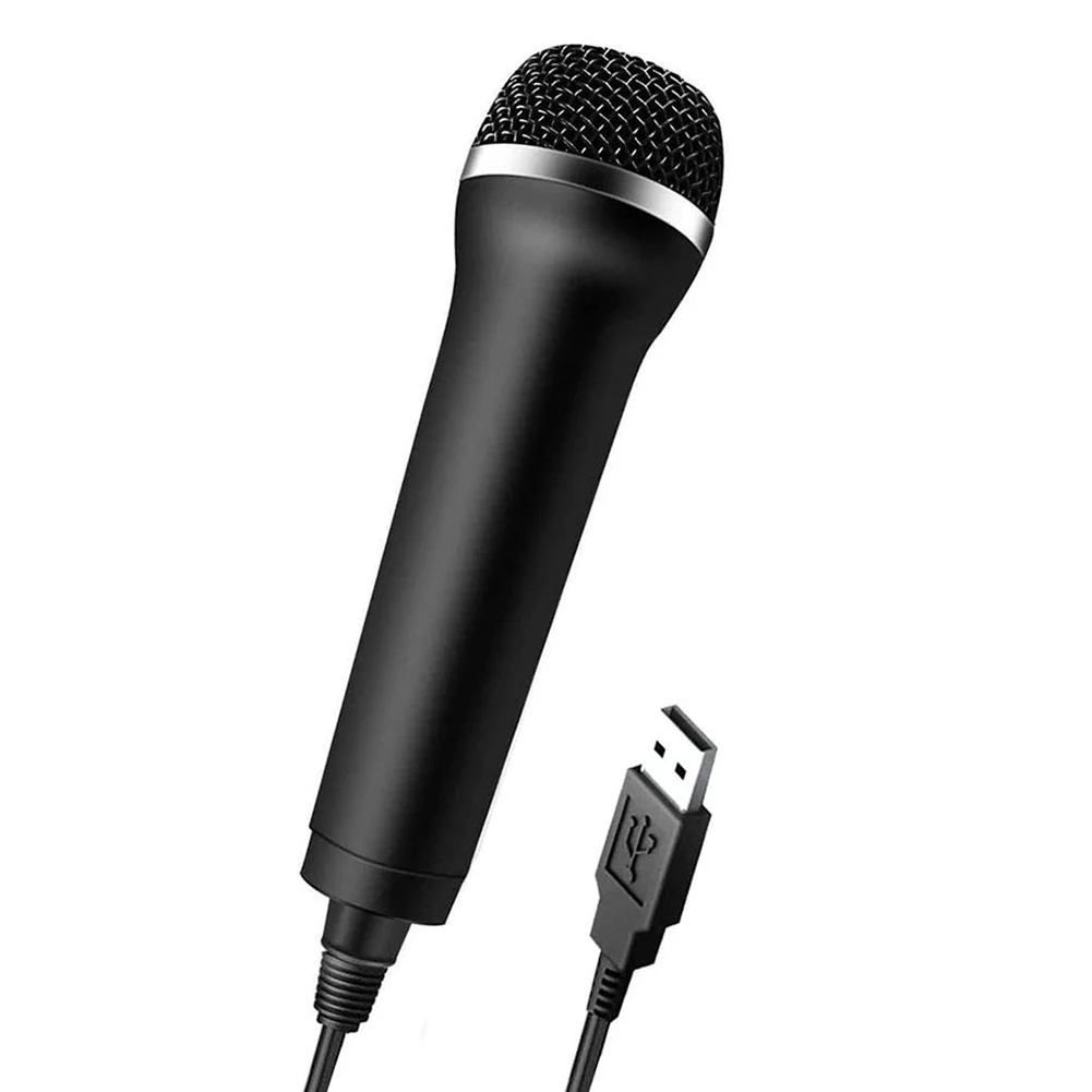 USB Wired Microphone Gaming Console Singing Recording Mic