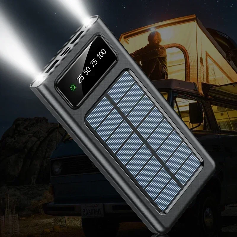 200000mAh Solar Power Bank 120W Super Fast Chargin...