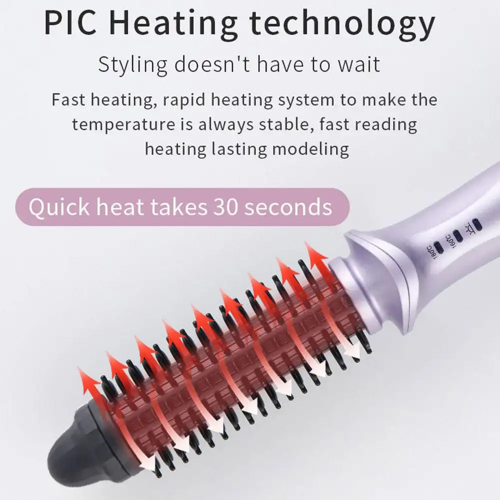 Automatic Rotating Curling Iron And Straightener 2-In-1