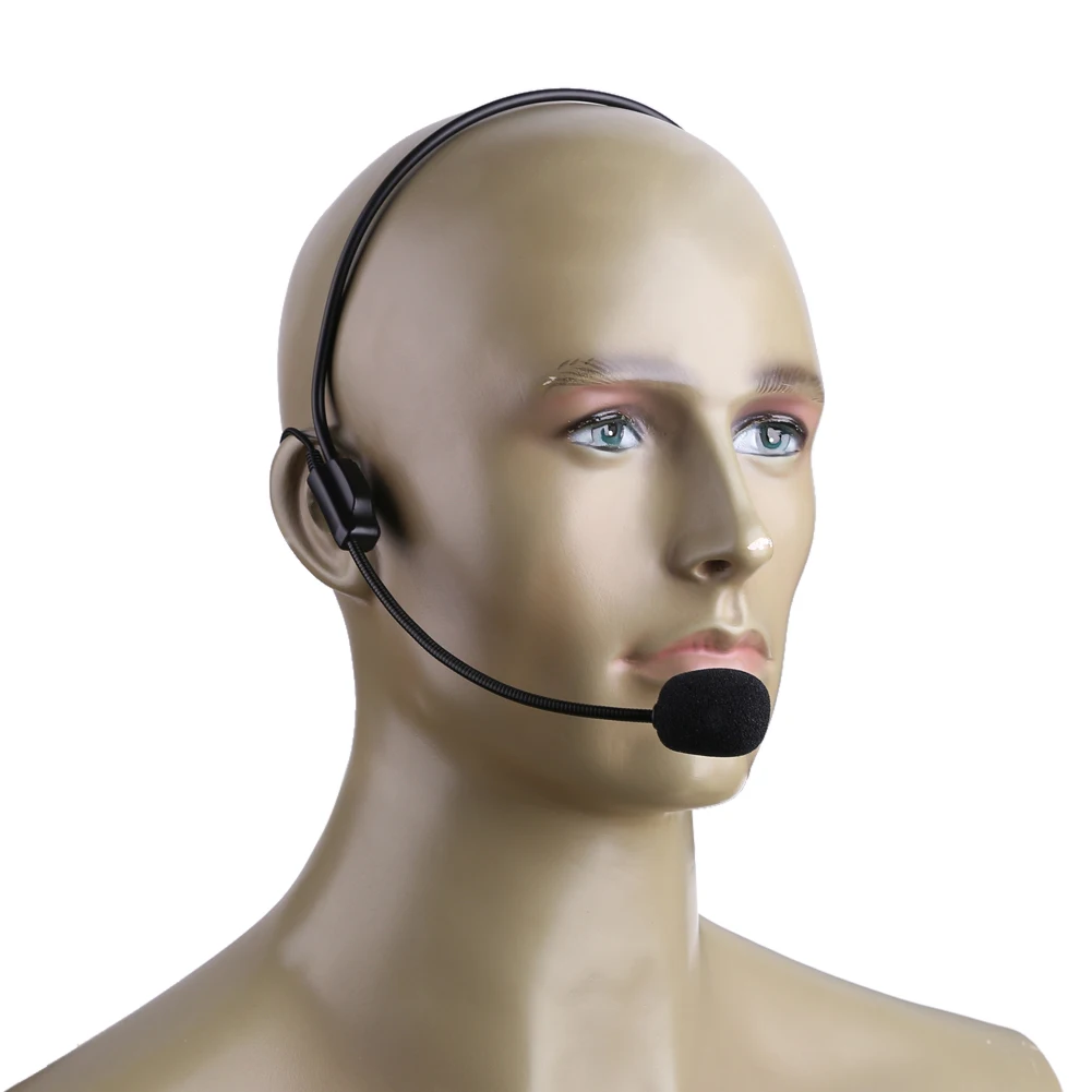 Wired Headset Microphone Head-mounted Head Wear Microphone