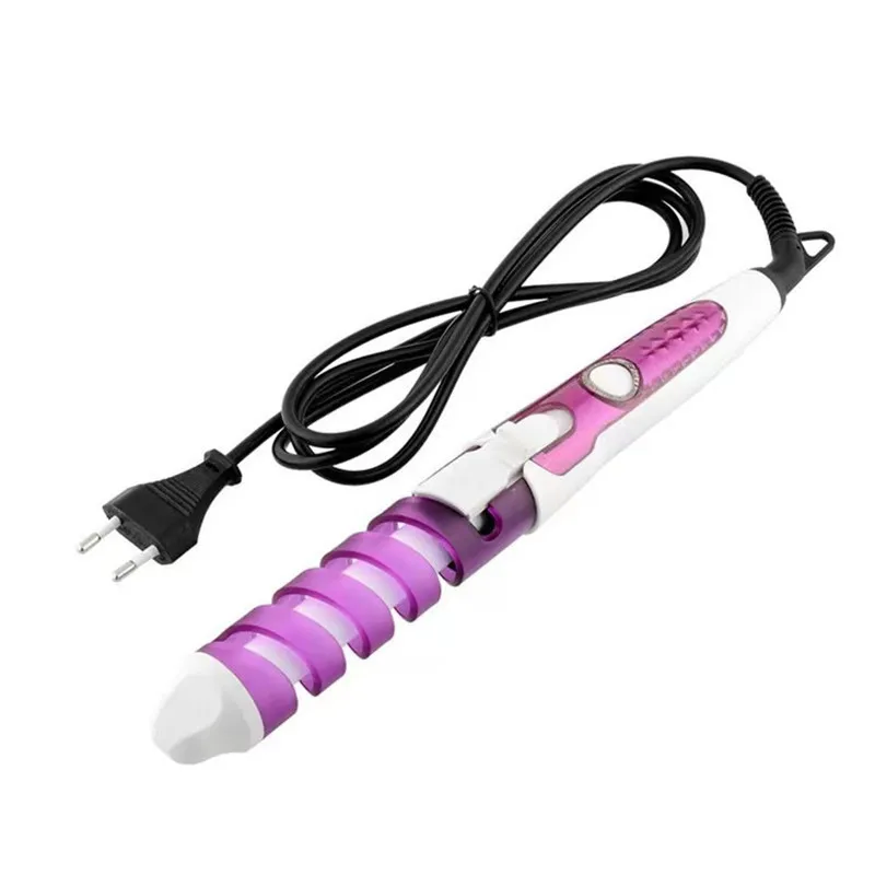 Magic Spiral Electric Hair Styling Iron With Ceram...
