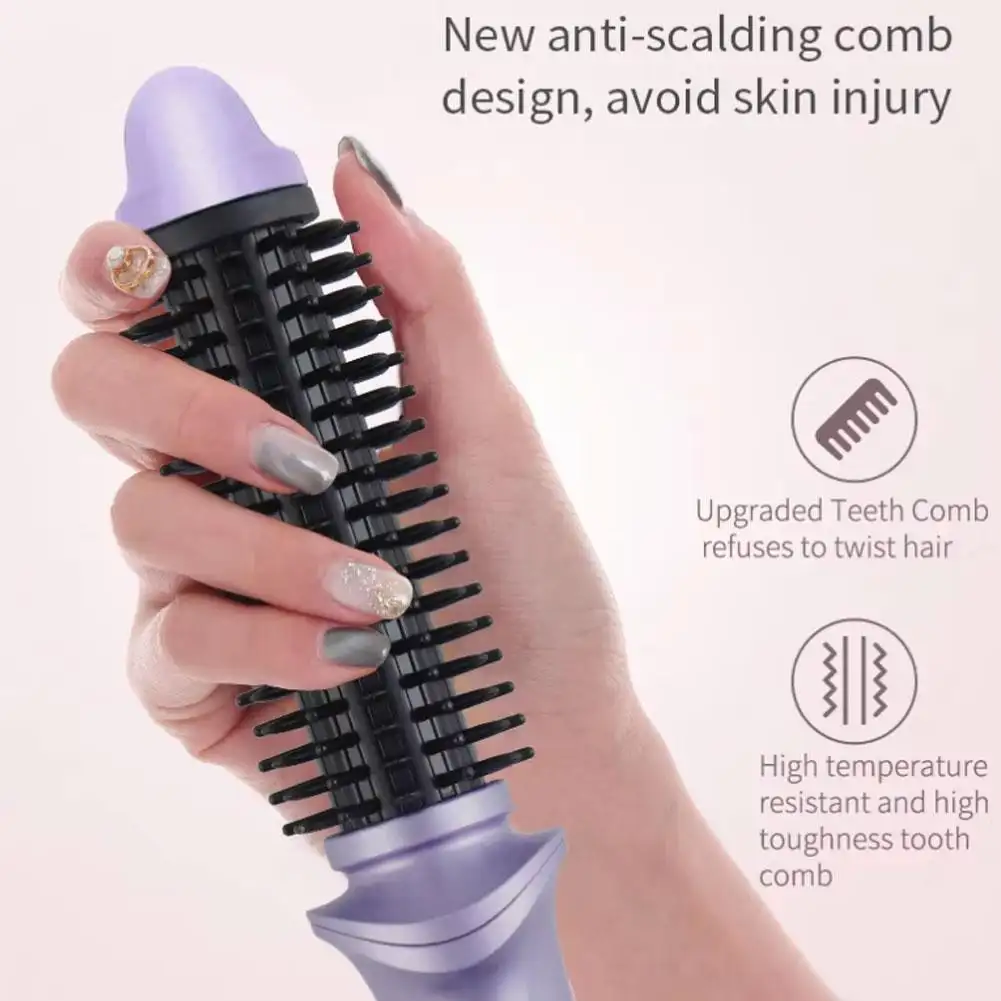 Automatic Rotating Curling Iron And Straightener 2-In-1