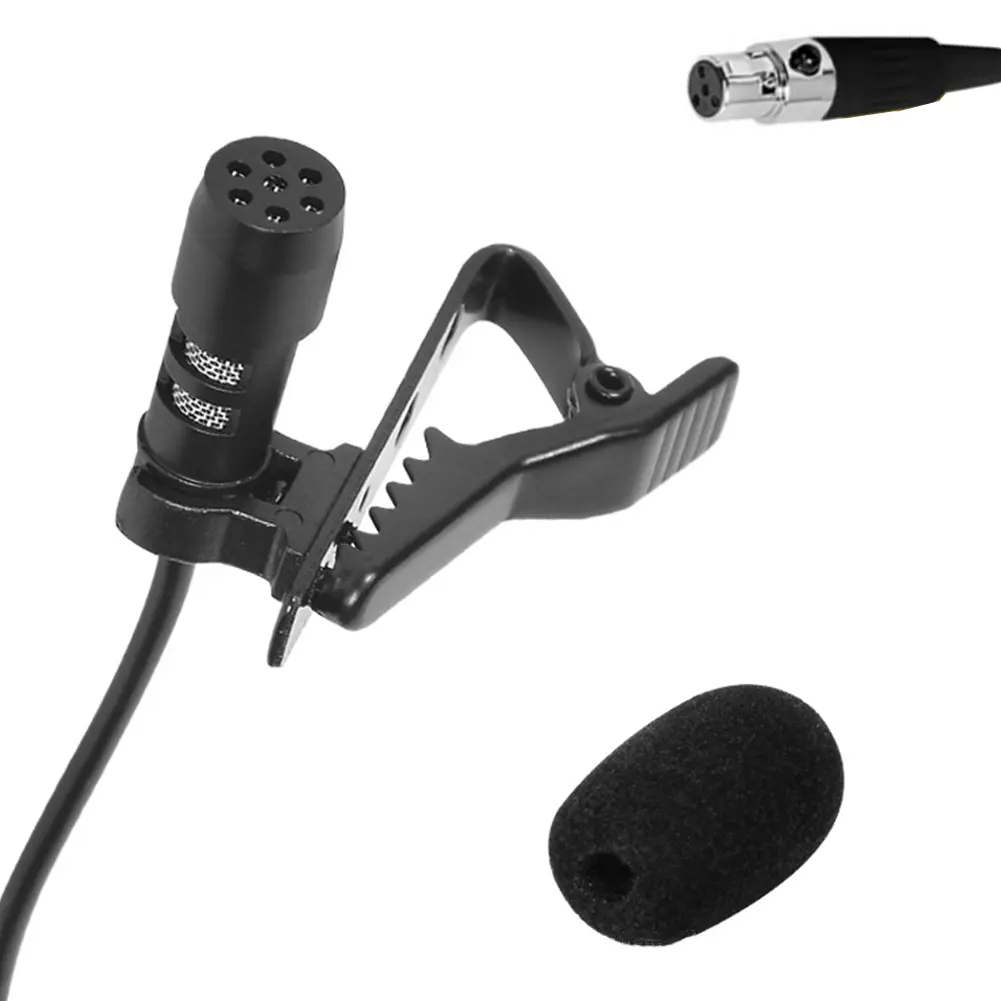 Microphone Detachable Tie-clip Clip-On Wireless Microphones System