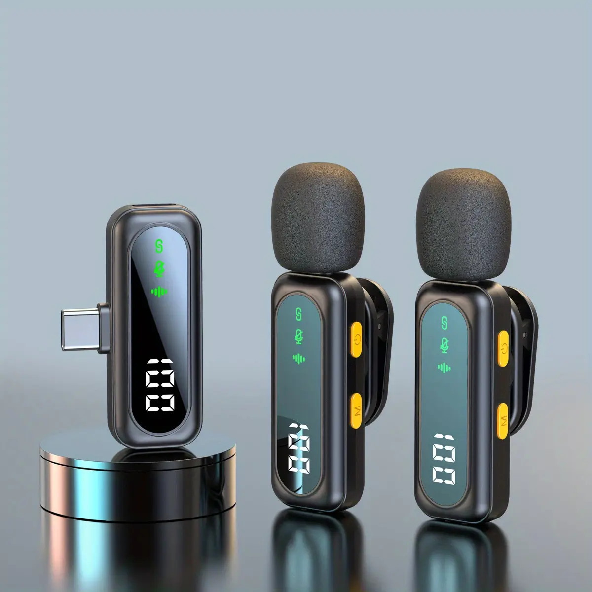 Wireless Lavalier Microphone – Professional Lapel Mic with Noise Cancellation