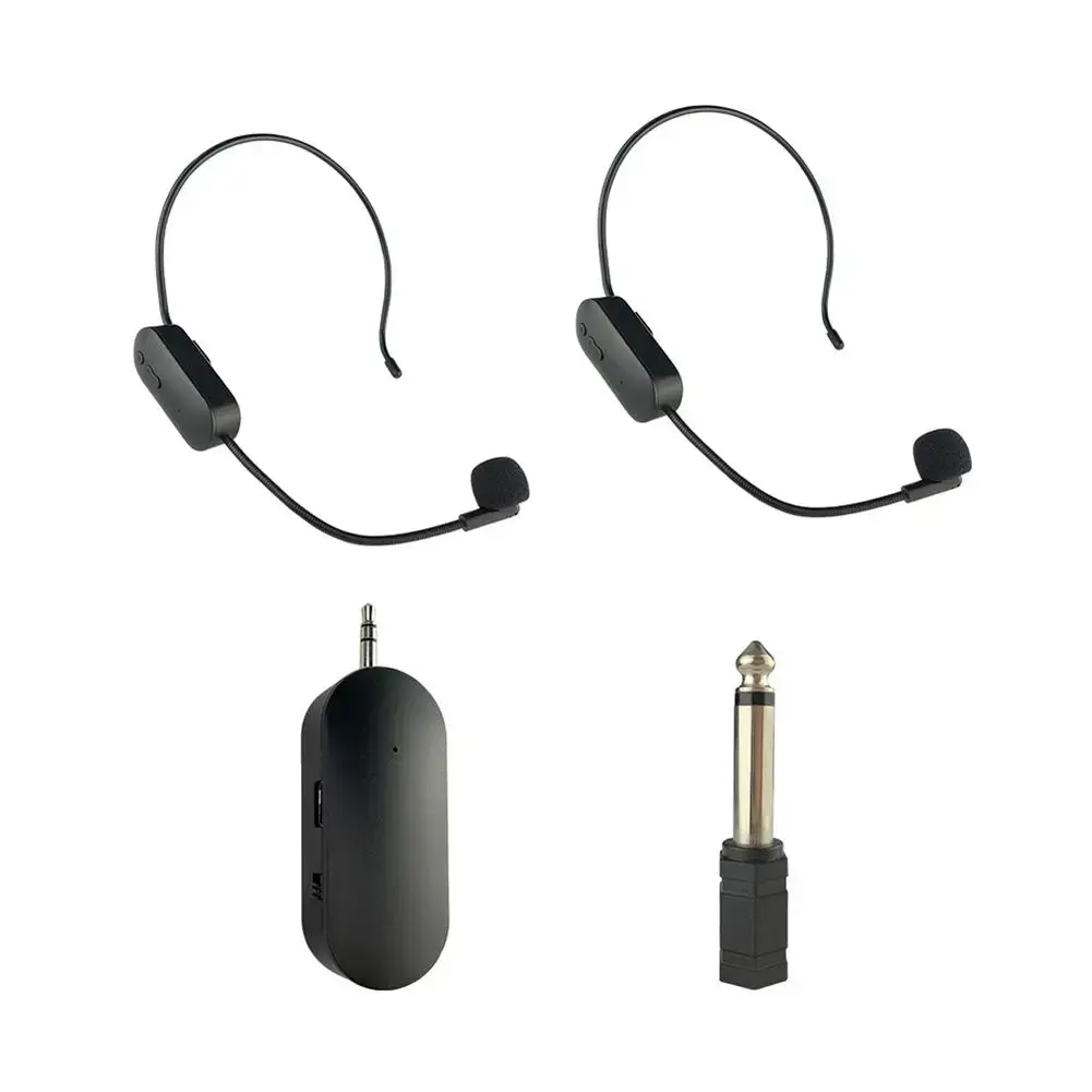 Head-mounted Wireless Microphone Set Bluetooth-compatible Audio