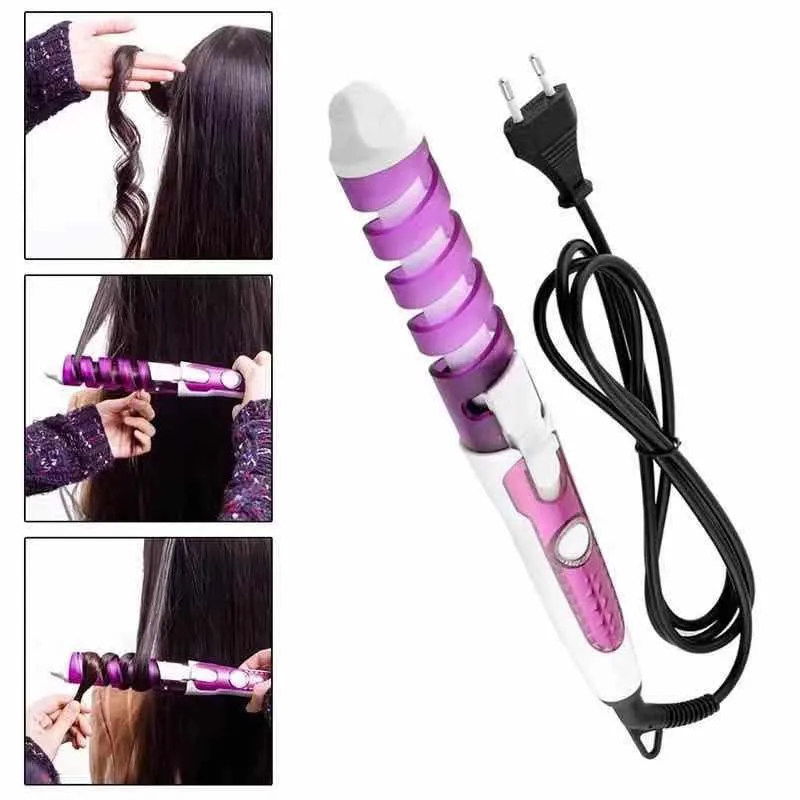 Magic Spiral Electric Hair Styling Iron With Ceramic Thermal Energy For Rapid Heating