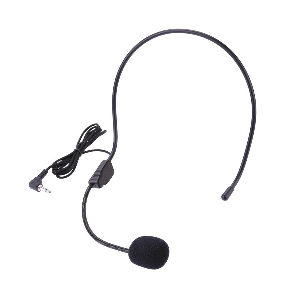 Wired Headset Microphone Head-mounted Head Wear Microphone