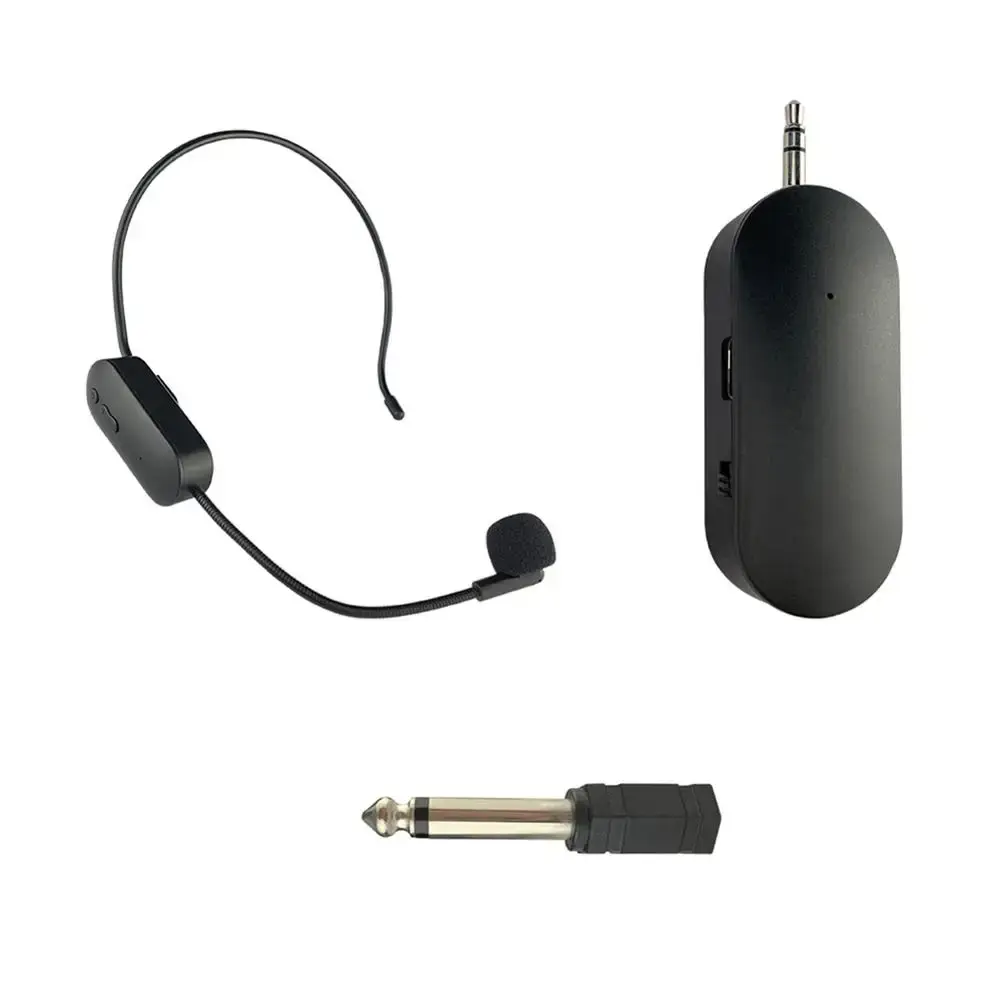 Head-mounted Wireless Microphone Set Bluetooth-compatible Audio