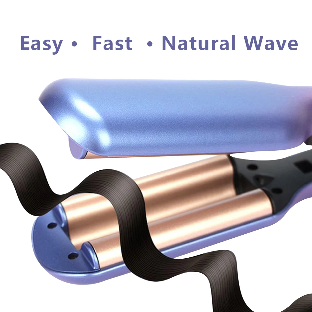 Creates Beach-Style Wavy Curls With 5 Adjustable Temperature Settings