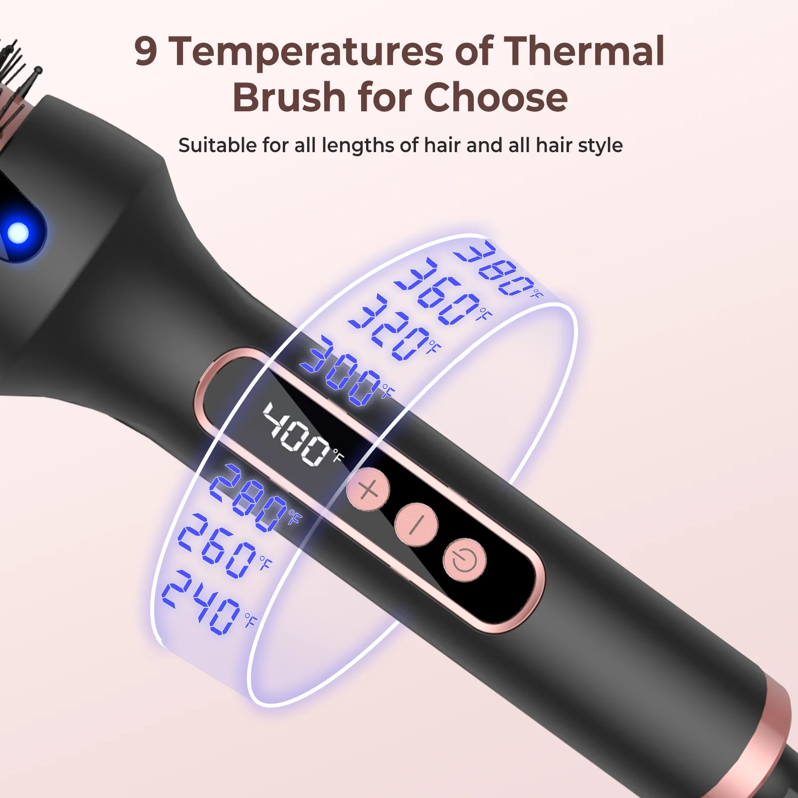 Heated Curling Comb Professional Styling Curling Iron