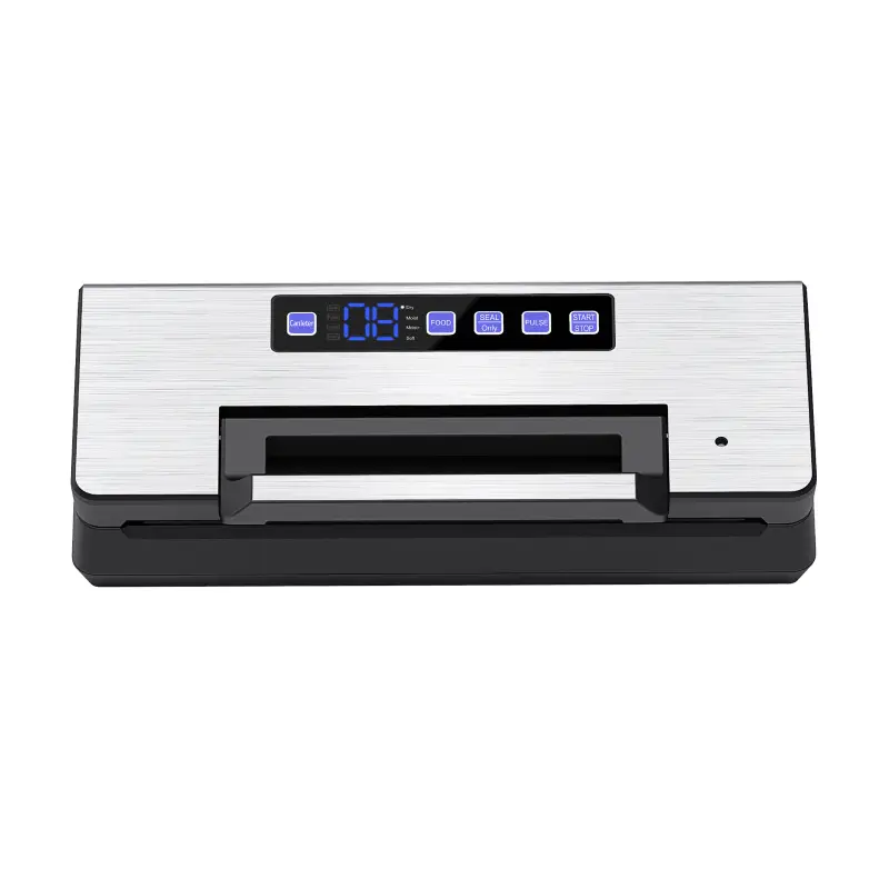 Fully Automatic Food Vacuum Sealer Household Digital Display Dual-use Dry and Wet Plastic Sealing Preservation Packaging Machine