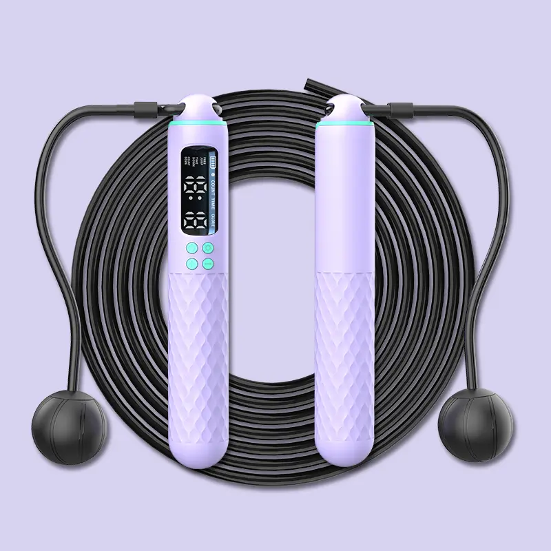 Jump Rope With Counter Adjustable Skipping Calorie Smart For Fitness Exercise And Weight Lose Counting
