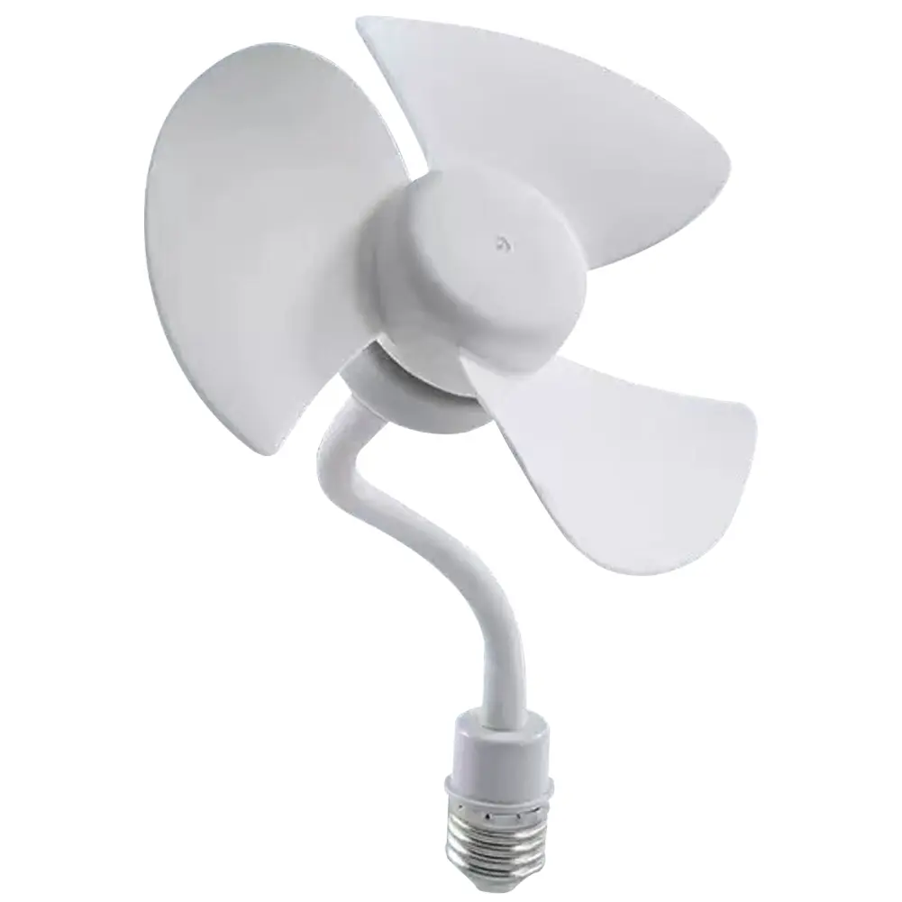LED Mini Fan Light Hose Extender Light Bulb Fan with Socket
