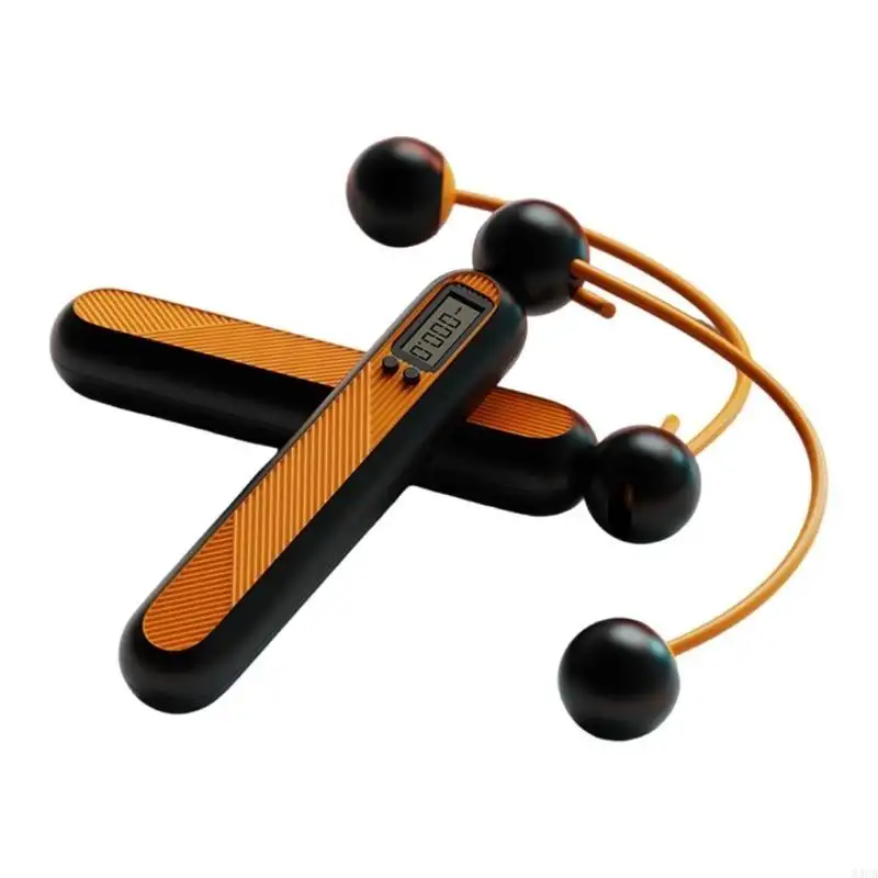 Fitness Cordless Jump Rope With Counter For Weight Loss Exercise Adjustable