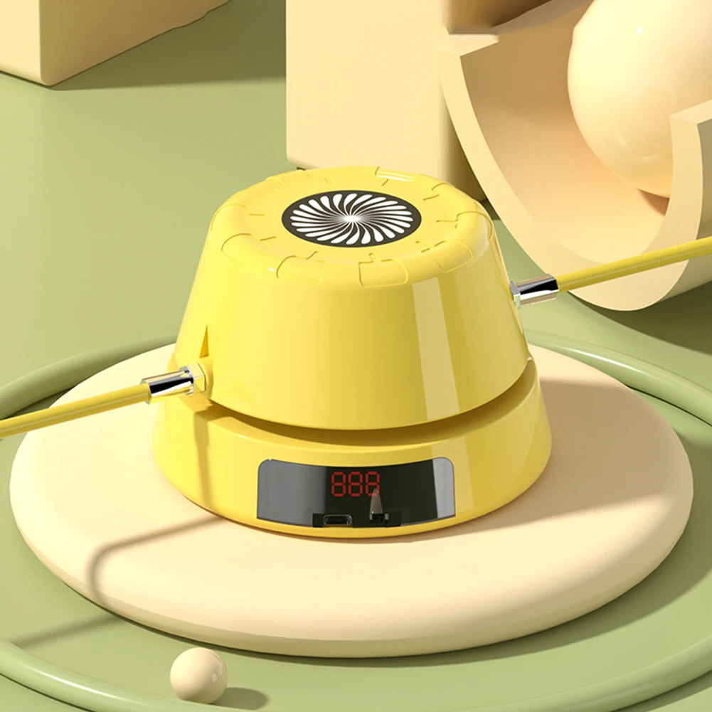 Electric Skipping Rope Machine Remote Control Digital Counting Jump Rope Smart Automatic