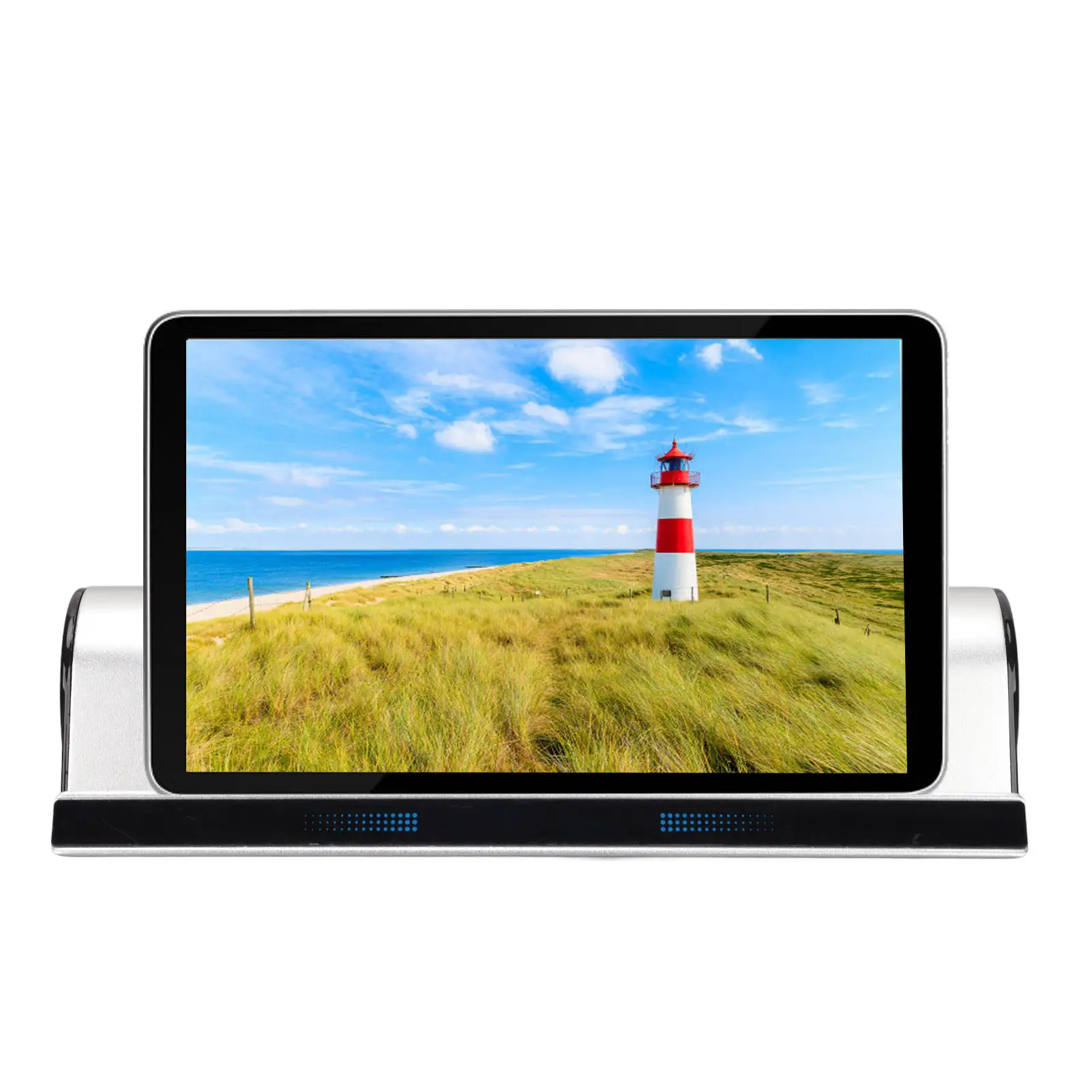 Bluetooth Speaker Stereo Dual Drivers Rechargeable Portable Wireless Holder Speaker For Cellphone Tablet Wireless Holder Speaker