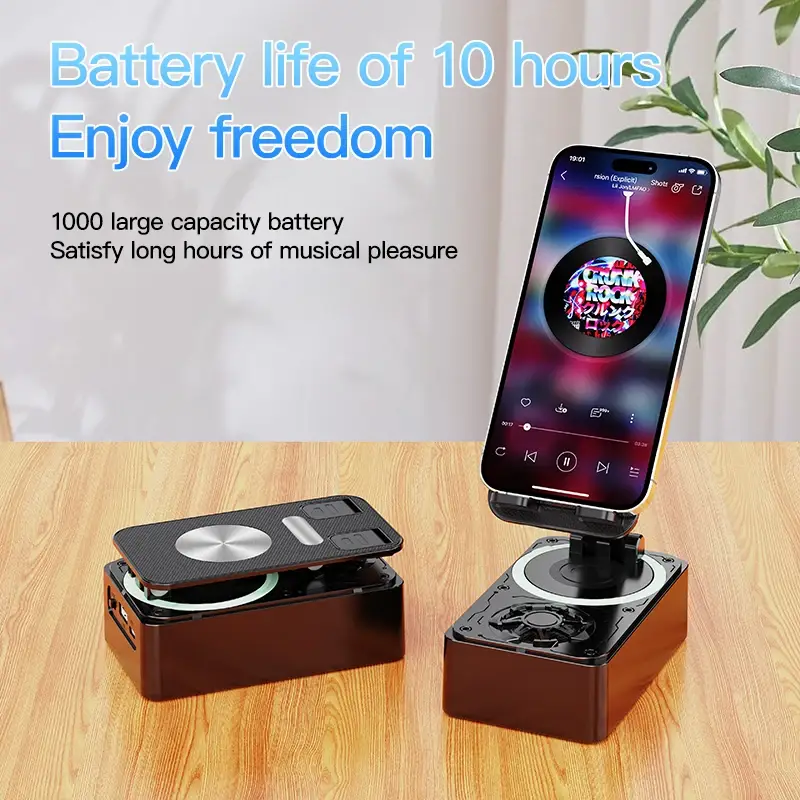 3 In 1 Mobile Phone Bracket Bluetooth Speaker Powe...