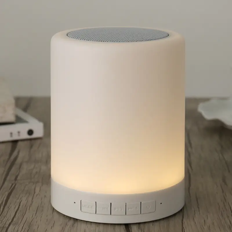 Night Light Bluetooth Speaker Portable Color Light Speaker
