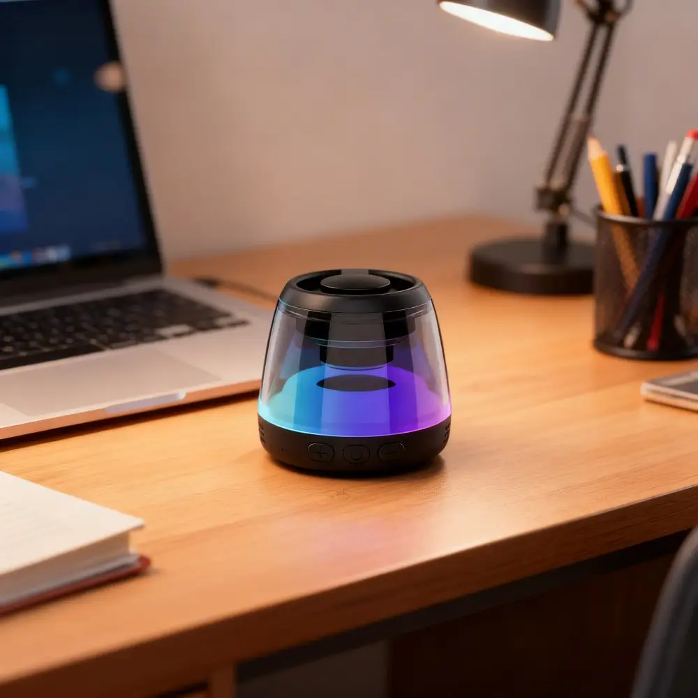 Magnetic Wireless Phone Holder Gaming Speaker IPX5 Waterproof Rgb Lighting