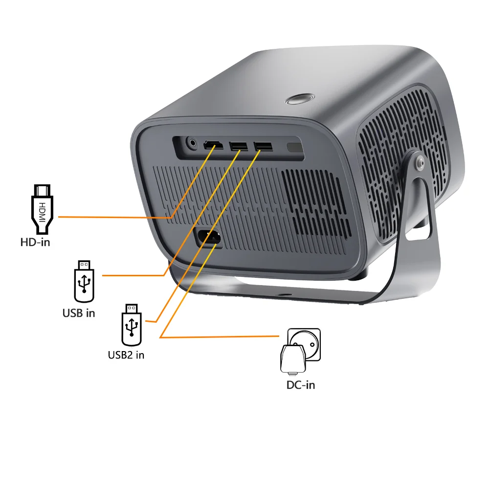 Projector Mini Home Theater Smart 3D Portable Vide...