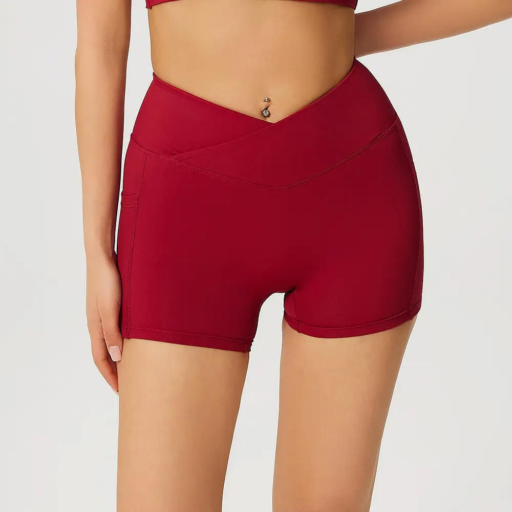 Women's High-Waisted Breathable Yoga Shorts