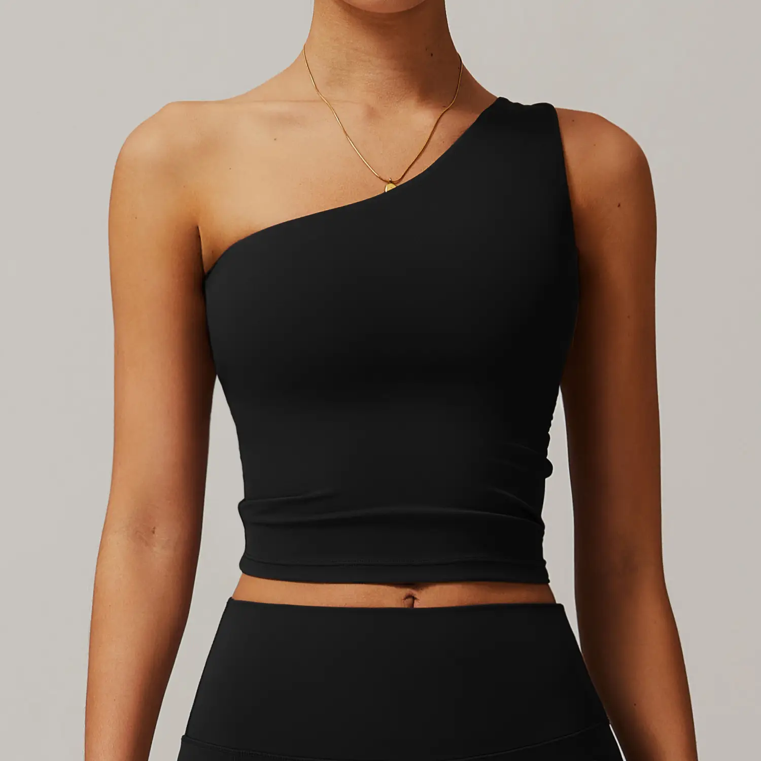 Women's Sports One-Shoulder Bra Yoga Sports Top