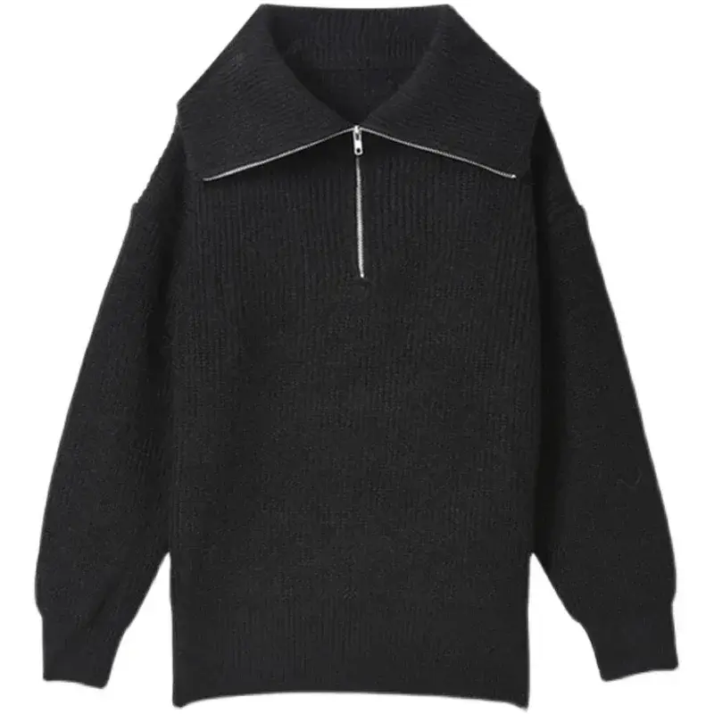 Women's Oversized Turtleneck Sweater Long Sleeve S...