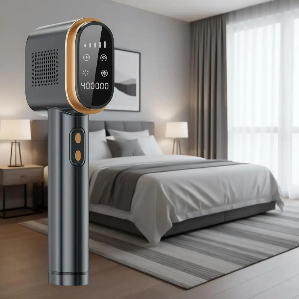 IPL Laser Hair Removal Device Pain Cooling Technology Skin Sensor Dual Modes Face & Body