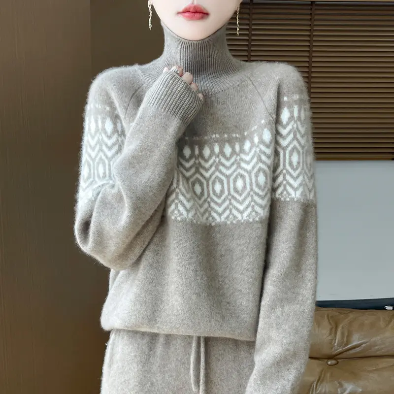 Sweater Casual Loose High Collar Pullover Fashion Women's Top