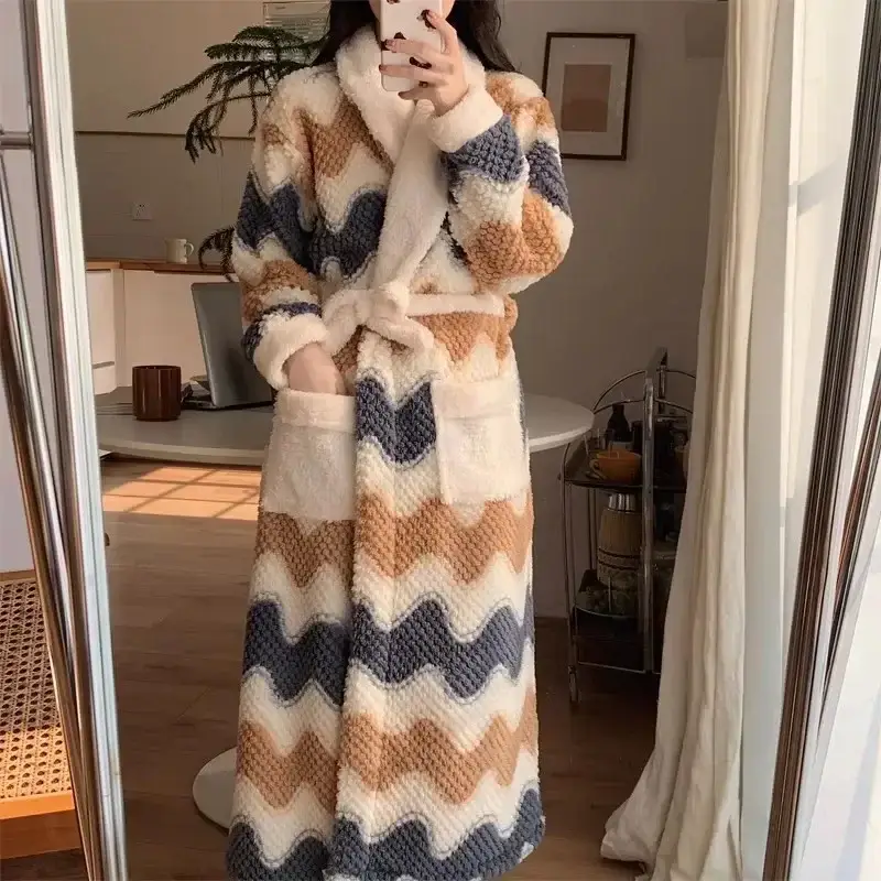 Women's Pajamas Cute Pajama sleepwear Warm Robe Lo...