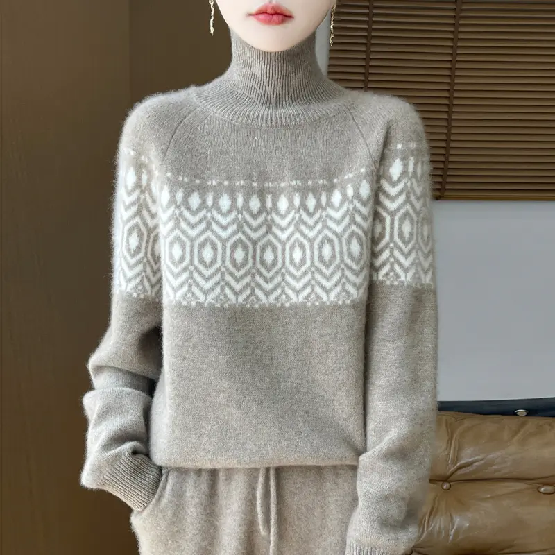 Sweater Casual Loose High Collar Pullover Fashion Women's Top
