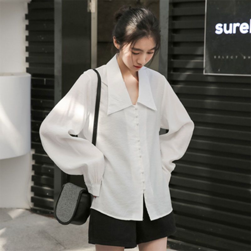 Stylish Loose-Fitting Single-Breasted Casual Shirt