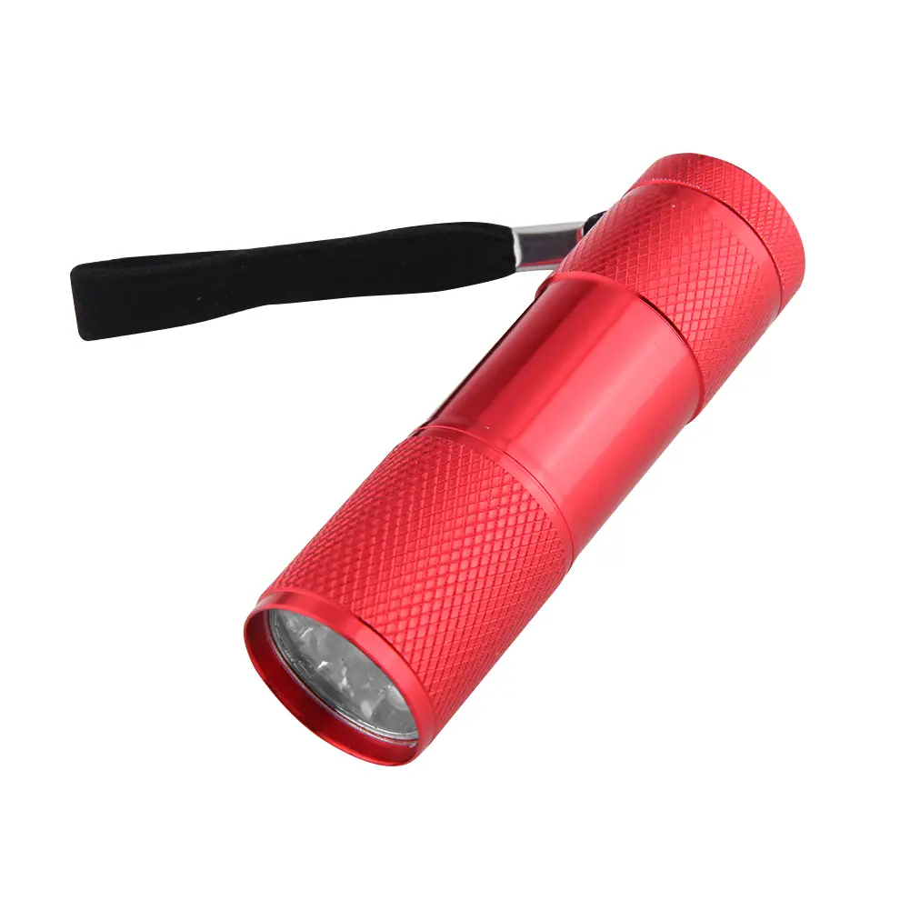 Mini Flashlight with Rope Anti-Skid Back Light Portable Torch