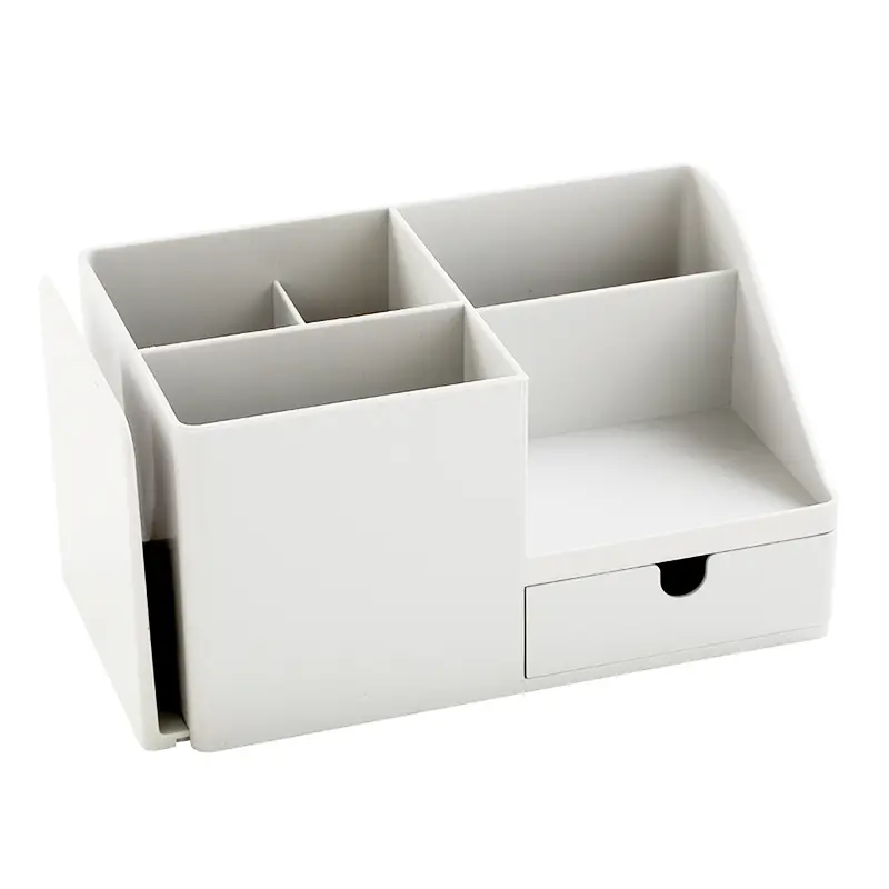 2in1 Pen Holder Desk Organizer Stationery Desk Pencil Holder Book Stand