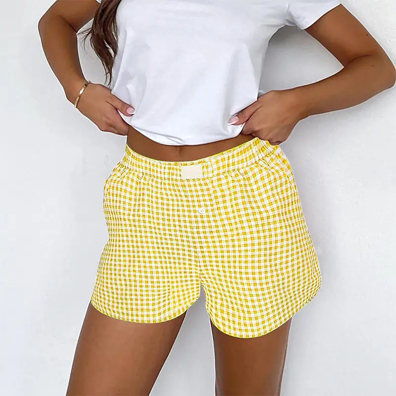 Women's Elastic Waist Shorts Casual Lounge